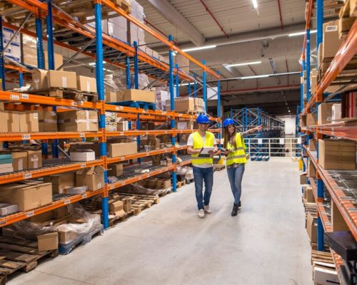 two-warehouse-workers-walking-distribution-storage-area-discussing-about-logistics-organization_342744-1541